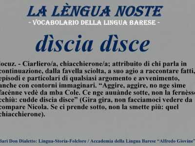 I termini dimenticati del dialetto barese